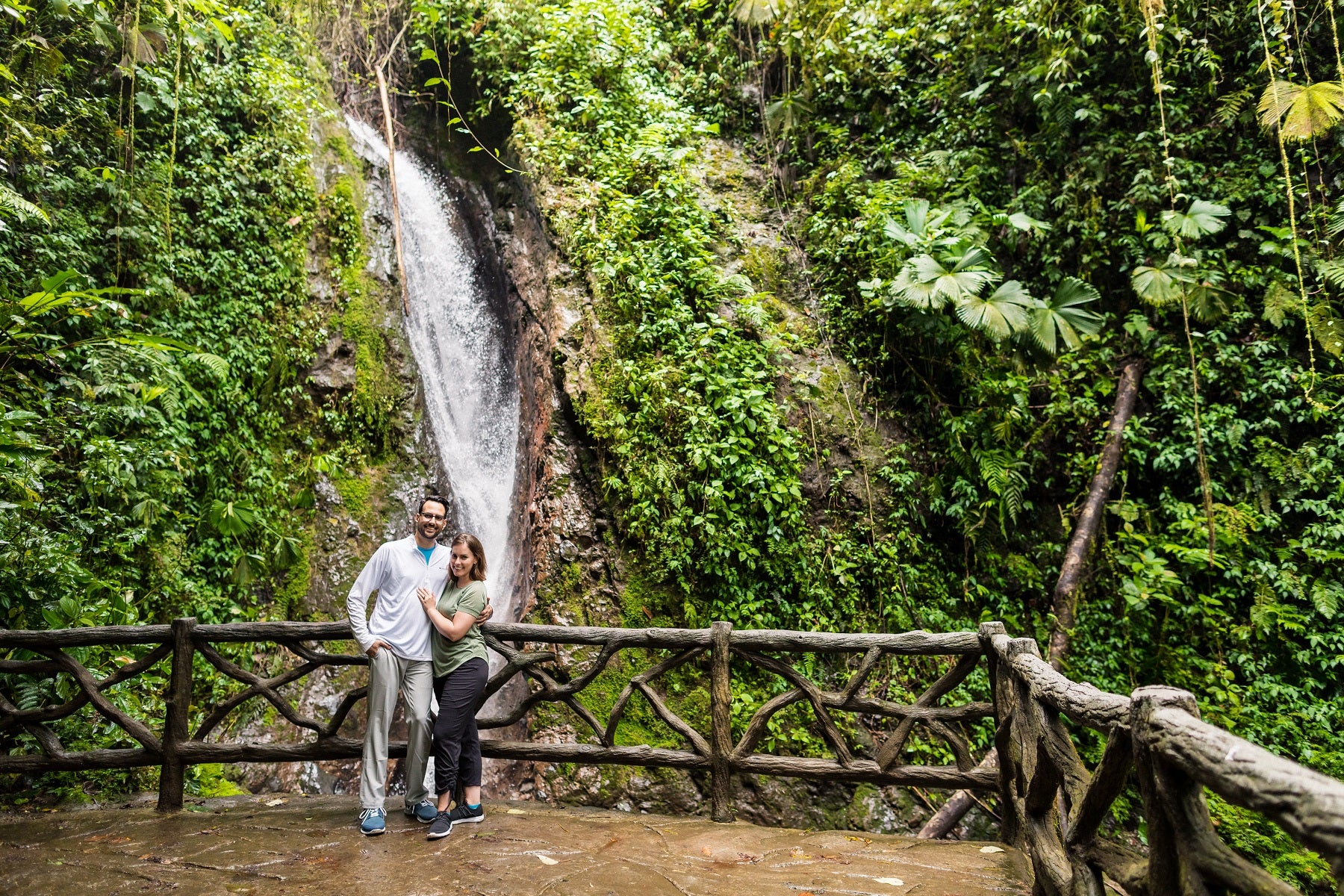 Surprise Engagement: Arenal Hanging Bridges – Nick + Kait