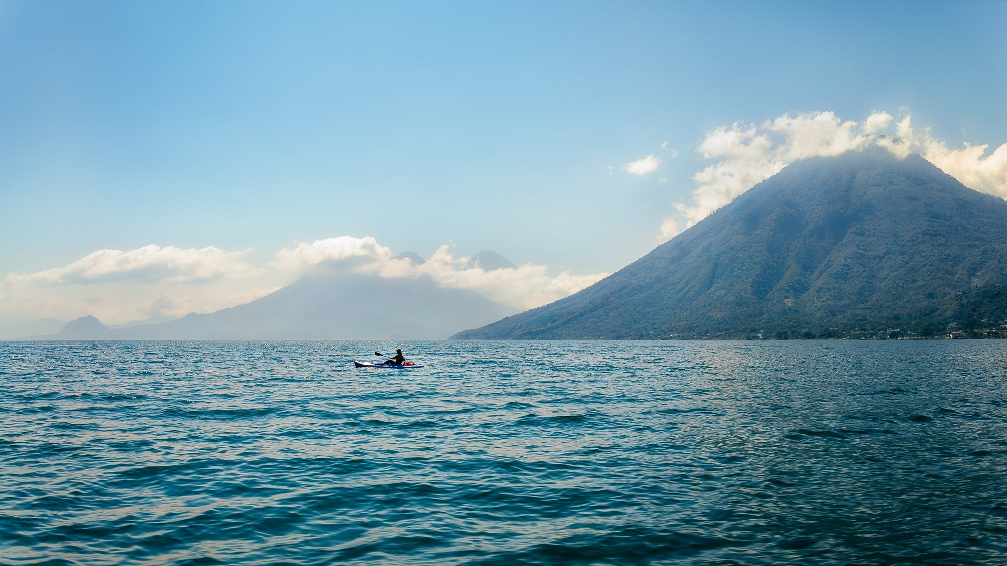 Kayaking Lake Atitlan Guatemala