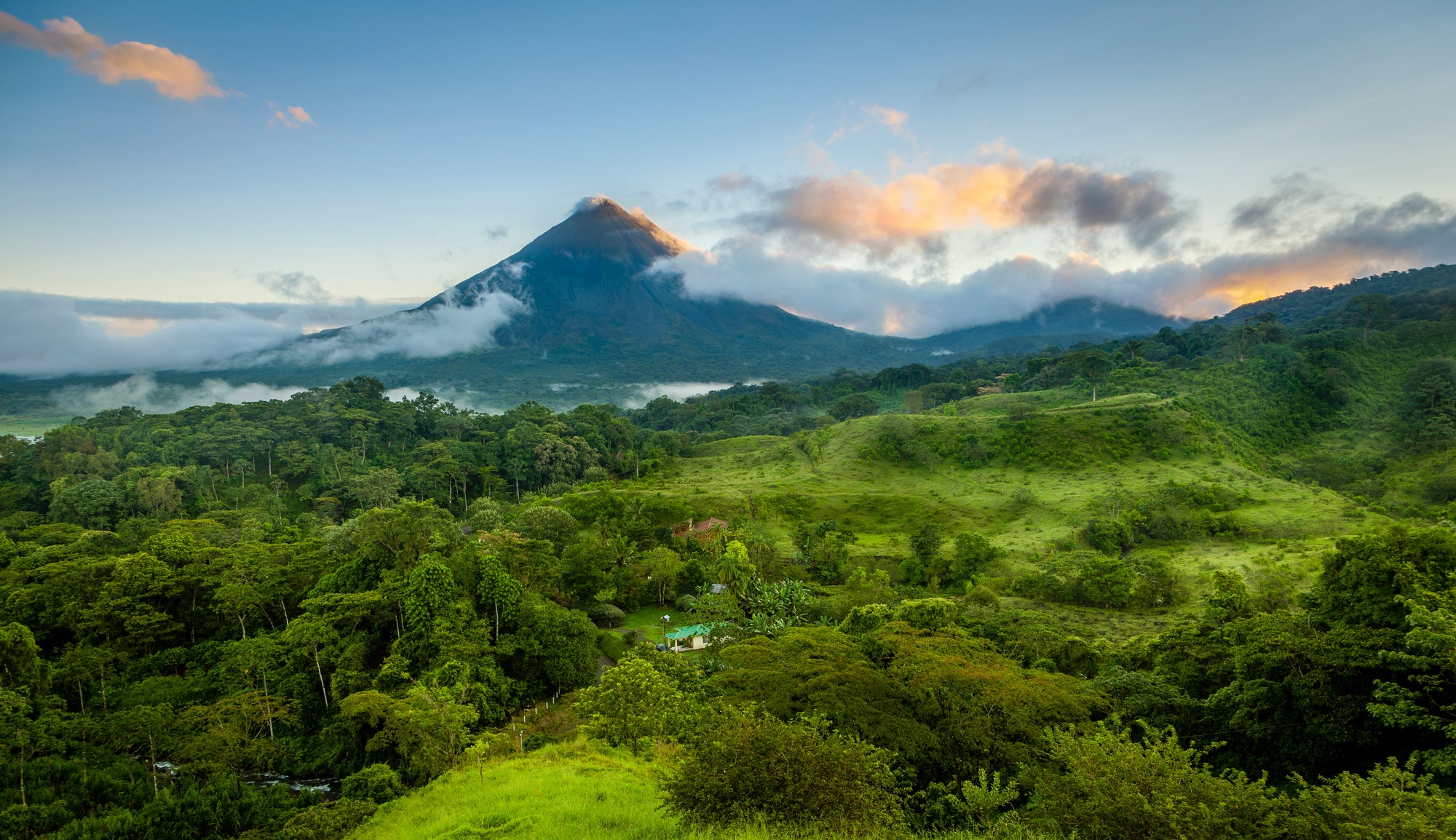 Arenal volcano view Costa Rica